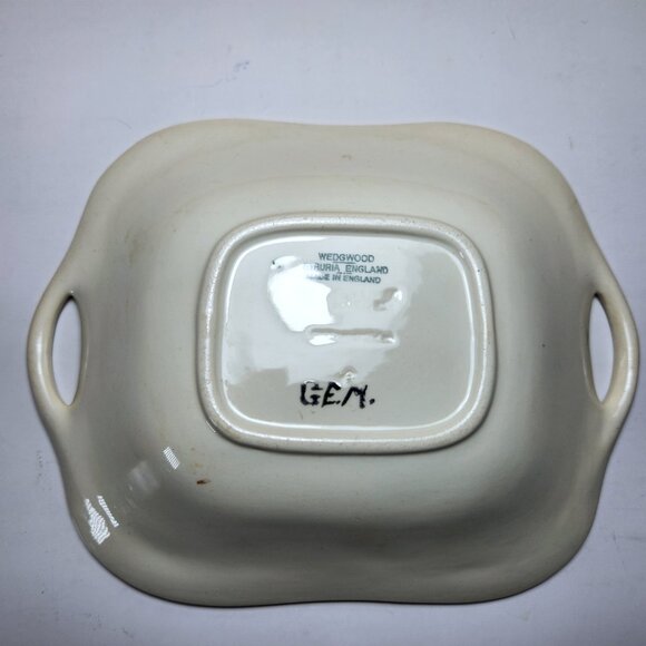 Wedgwood Etruria England Candy Dish Bowl Plate Hand Painted Gold Lustre - Picture 5 of 8